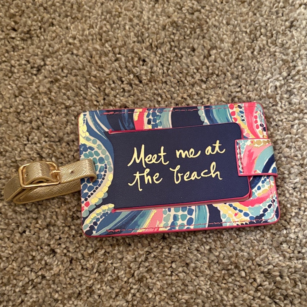 Lilly Pulitzer Colorful Luggage Tag